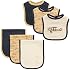 Hudson Baby Unisex Baby Cotton Bib and Burp Cloth Set, Airplane, One Size