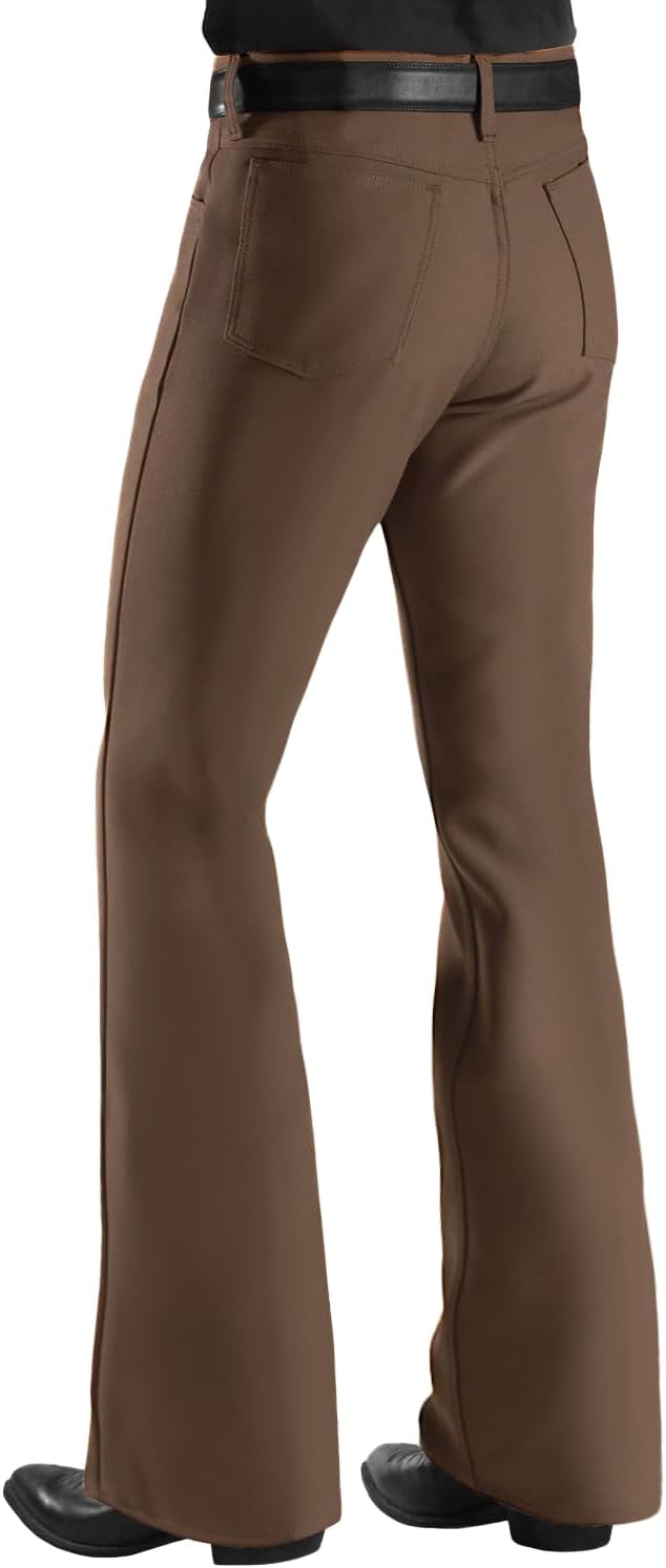 EVEDESIGN Mens Bell Bottom Pants 70s Disco Outfits for Men Vintage Breathable pants - Image 2