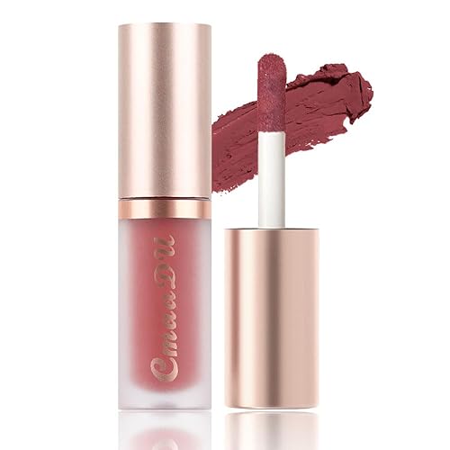Vista 121 de evpct Juego de 6 lápices labiales líquidos mate para mujer, color ciruela oscuro, vino, rosa, malva, rojo, nude, rosa, labiales, mate, 24 horas, 1