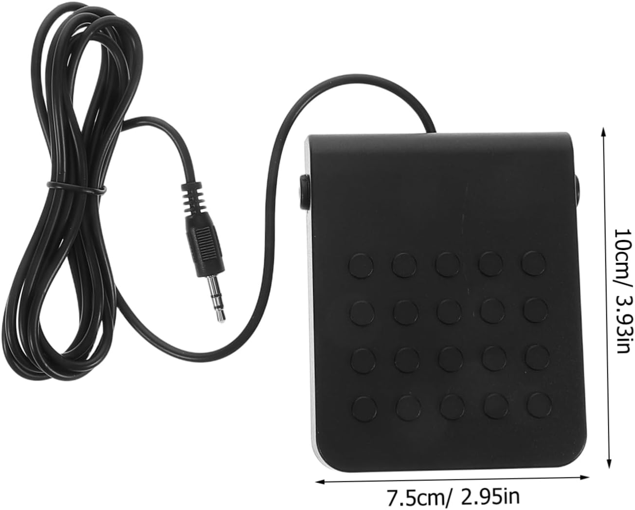 Electric Piano Sustain Pedal Compact and Keyboard Accessory Jack Compatible Electronic and Digital Pianos Sound Transmission and Quick Setup