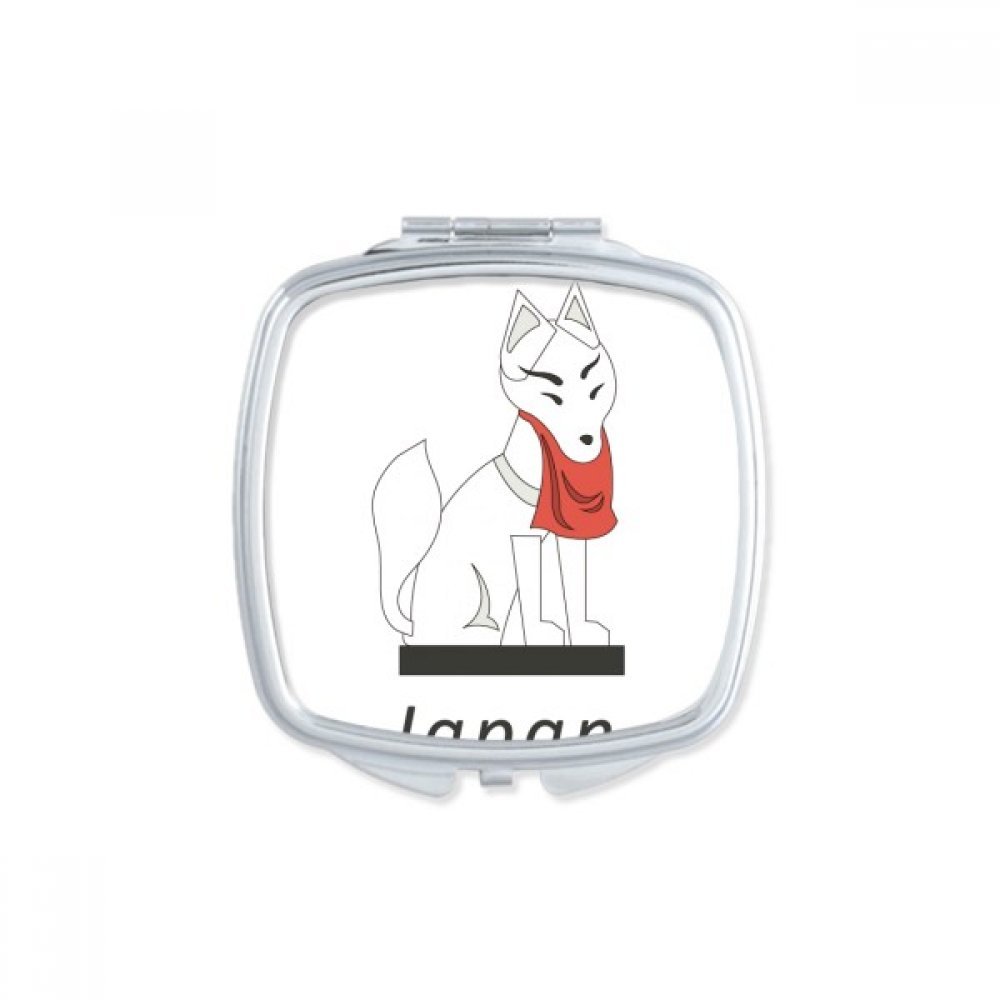 Miroir de poche portable compact japonais pour éviter les coulures de mascara