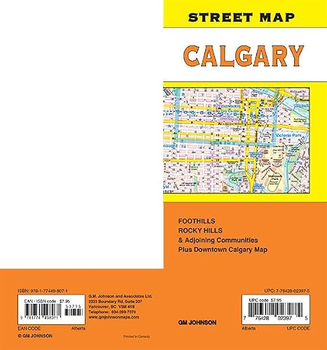 Calgary, Alberta Street Map
