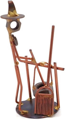 Miniatura 4 de Figura de arte de metal coleccionable hecha a mano, accesorios de escritorio, trofeo, regalo de jefe, decoración de oficina en casa, figuras