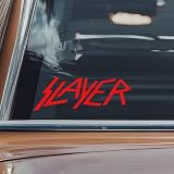 Red Slayer Vinyl Decal Sticker Vinyl Decal Sticker UV & Waterproof Bumper Window Laptop Automotive Water Bottle Gift Accessories 7'