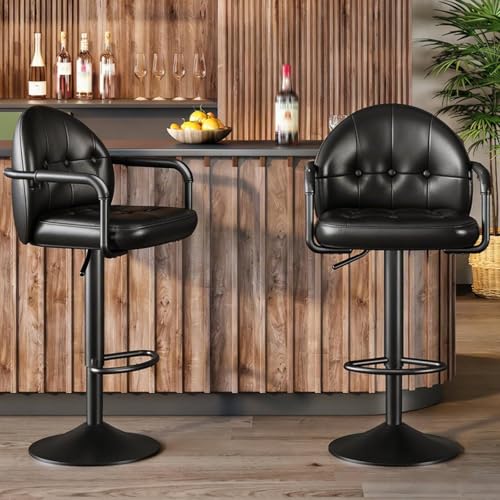 S With Metal Base, For Kitchen, Bar, Living Room, Black Bb85