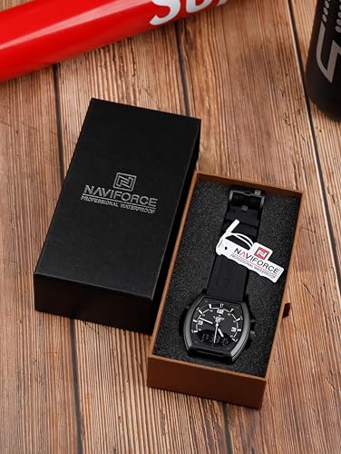 Image of NAVIFORCE NF9242 Dynamic Racing Style Multifunctional Analog-Digital Watch