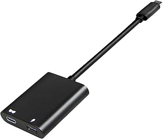 USB-C to AR Glasses with Adapter Hub for Switch 2/OLED/1, Steam Deck, ROG Ally, iPhone 15-17, Android Phones, Viture/RayNeo/Xreal - Support 100W PD Fast Charging, 4K@60Hz 2K/1080P 120Hz - Black