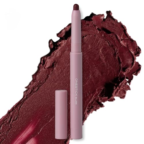 Image of Ruby's Organics OneStick Lipstick for Women- Blurr, Lip and Cheek Colour Crayon, Matte Finish, Lip Makeup- Enriched with Antioxidants and Vitamins, Chemical Free- Beet