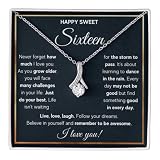FG Family Gift Mall Sweet 16 Gifts For Girls, 16th Birthday Gifts For 16 Year Old Girl, Happy Sweet