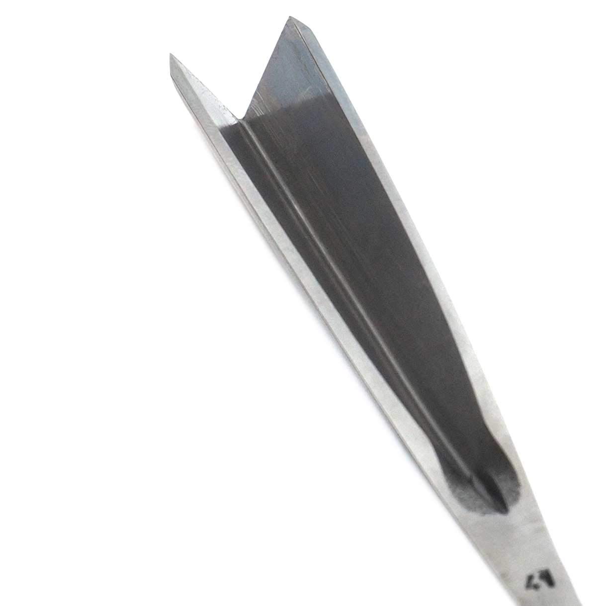 Stubai 554110 Sgorbia con Manico, Affilata, Modello 41, Lunga, 10 mm