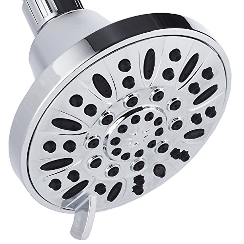 AquaDance Premium High Pressure 6-setting 4-Inch Shower Head for the Ultimate Shower Spa Experience! Officially Independently Tested to Meet Strict US Quality & Performance Standards! thumbnail 7