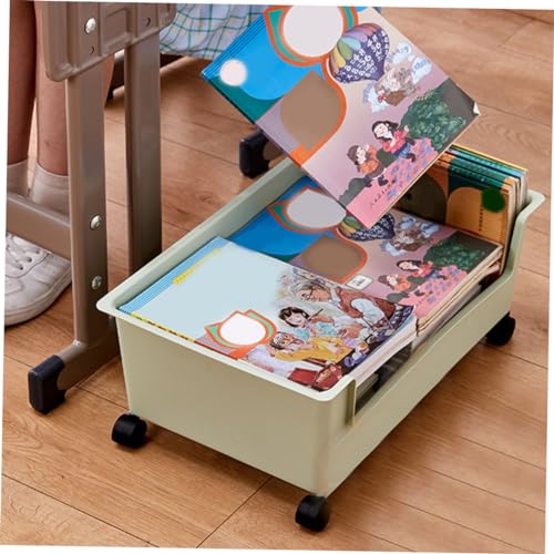 Boîte rangement roulettes fournitures boîte plastique pratique