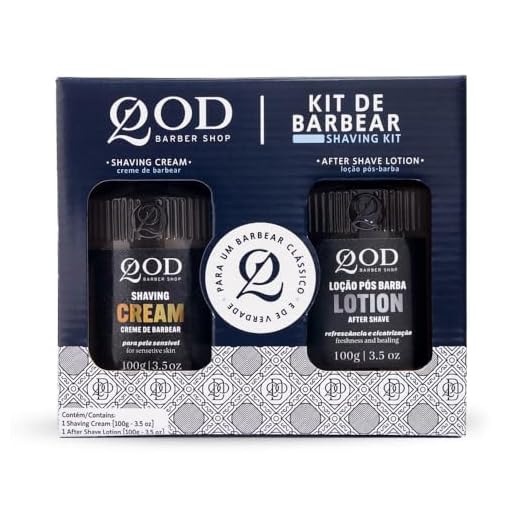 KIT Creme de Barbear e Loção Pós Barba - QOD BARBER SHOP