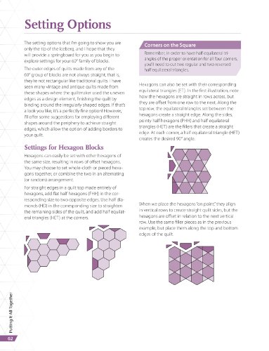 Hexagons, Diamonds, Triangles, And More: Skill-Building Techniques For 60-Degree Patchwork #TOP3