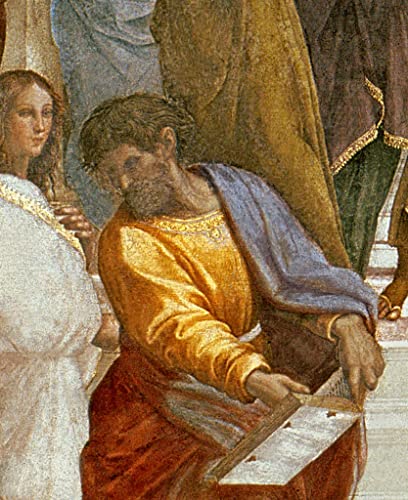 Toile l'École d'Athènes Raphaël 60x90cm pour créer une ambiance galerie d'art chez soi