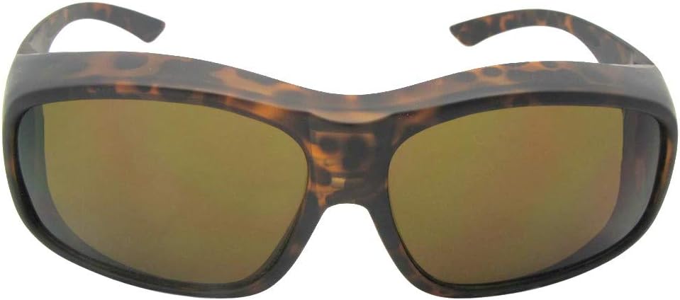 Extra Large Wrap Around Non-Polarized Fit Over Sunglasses for Men and Women with UV Protection Style F19