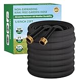 Garden Hose 25FT, Non-Expanding Water Hose Ultra Lightweight, Kink-Free, Burst-Resistant, Lead-Free, Durable & Flexible High-Pressure Hose for Yard, Lawn, Outdoor, Car Washing