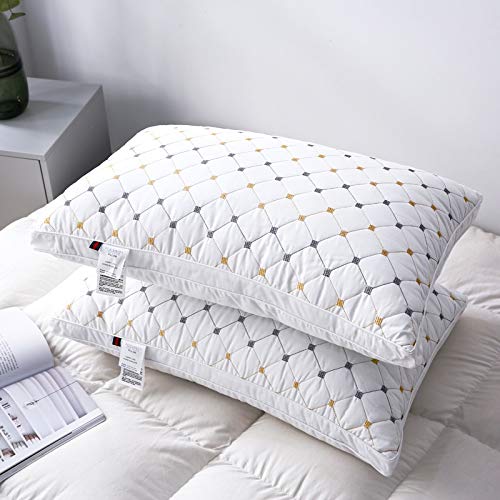 Coussin en velours brodé blanc l'art du bien-être traditionnel plumes