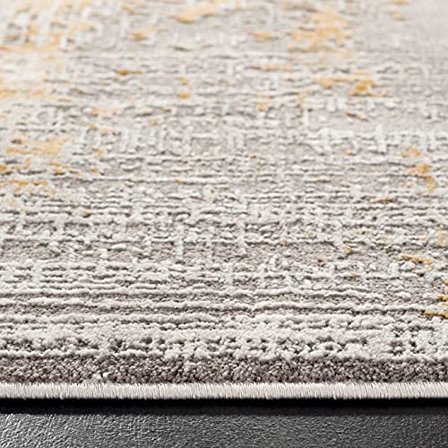 Tapete decorativo SAFAVIEH 4' x 6' beige gris miniatura 3