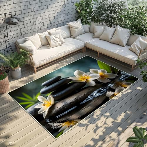 Tapete decorativo Zen 5x8 Stacked Stones miniatura 5
