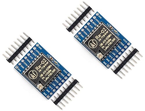 TECNOULAB 2 uds Lora 433MHz Ra-02 Enchufe de transmisión de