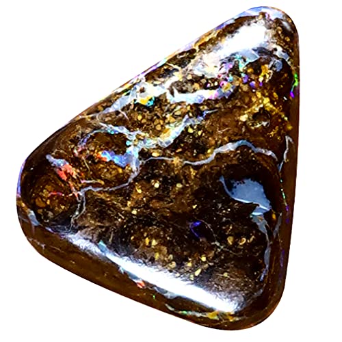 Opale de koroit naturelle multicolore de 3.17 ct pour création de bijou unique