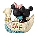 Enesco Disney Traditions by Jim Shore Mickey and Minnie Mouse Lovebirds Figurine, 5.38 Inch, Multicolor