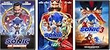 Sonic The Hedgehog - Complete 3 Movie DVD Collection: Sonic, Sonic 2 and Sonic 3