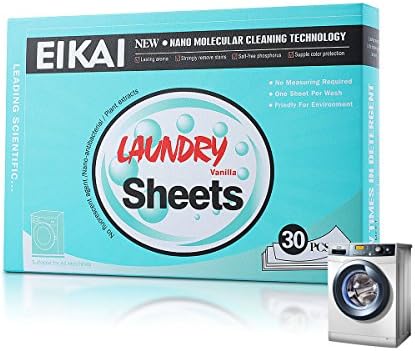 Laundry Detergent Sheets Travel - 30 Count Traveling Laundry Detergent Sheets Scented Perfect for Home,College Dorm,Airline Travel and Camping