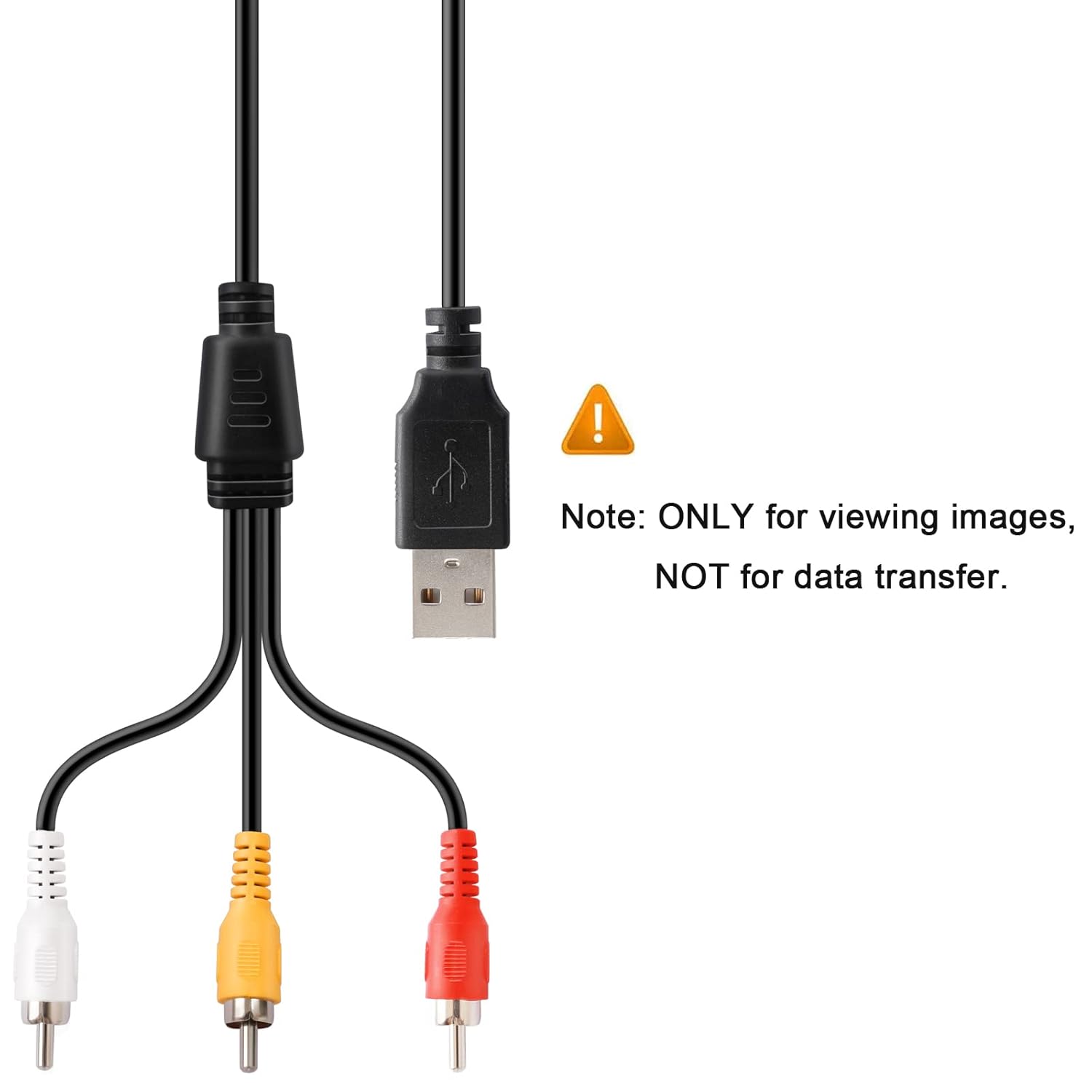USB to 3RCA Cable, Yeebline 2Pack 5ft USB Male to 3 RCA Male Audio