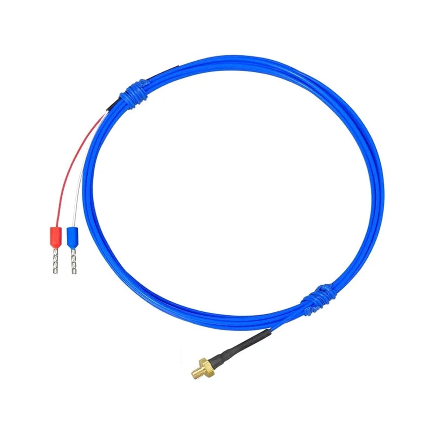 K/PT100 Type M3 M4 Bolt Head Cable 3D Printer Thermocouple Screw Temperature Sensor 1Pcs(K Type M3 cable0.12m)