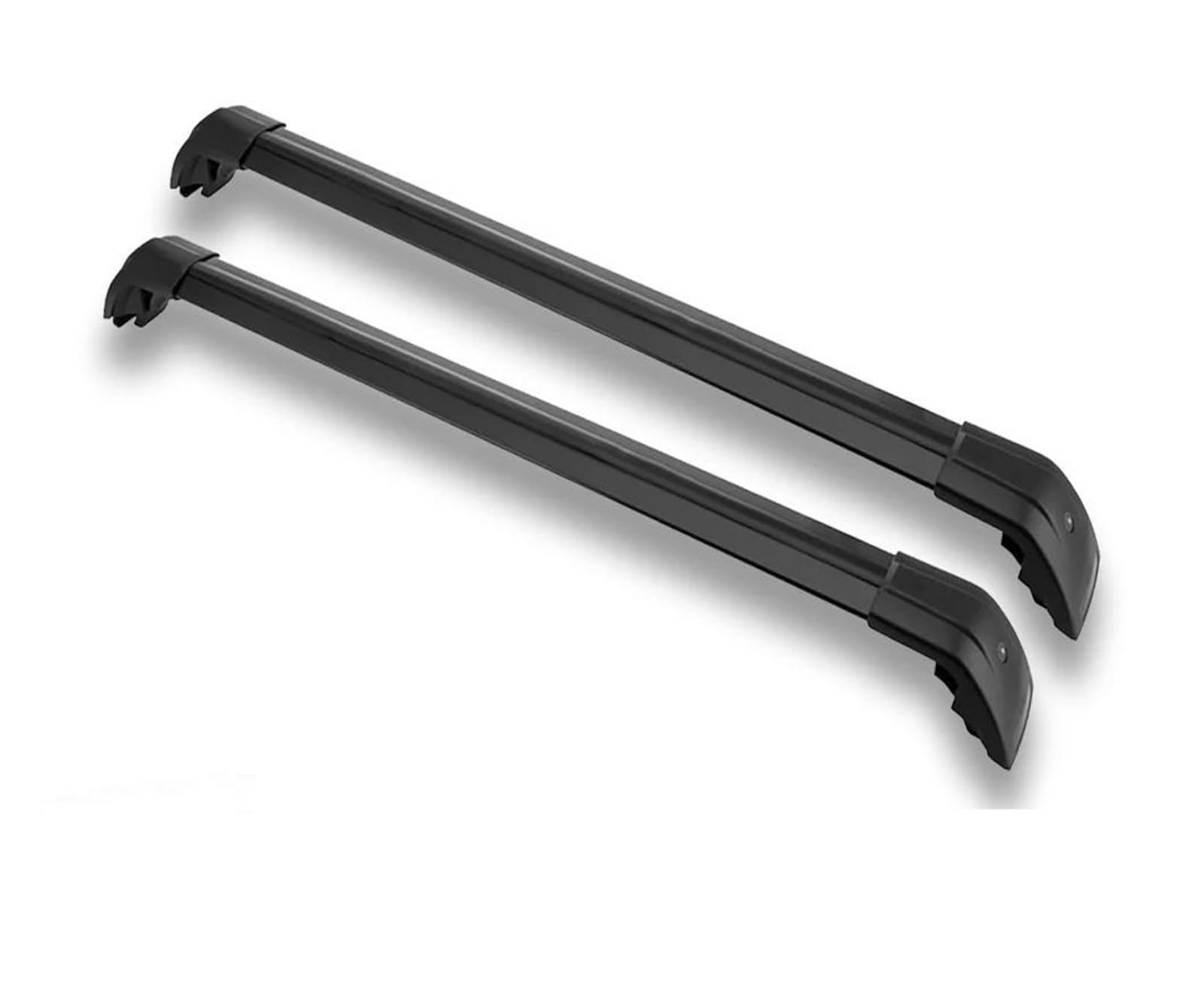 Barras de techo Lexus RX450h transversales y de aluminio negro 8