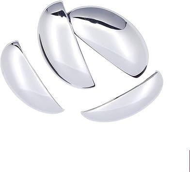 for Peugeot 107 20052013 Chrome Door Handle Catch Cover Decoration Car Exterior Handles Trim Frame Accessories