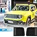 Guteauto 1 Pair Left Right Side Front Lower Bumper Grille Insert Bezel Cover for Jeep Renegade 2015-2018 Replaces 5XB62LXHAA 5XB63LXHAA
