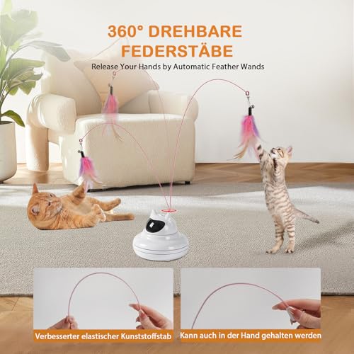 Jouets pour chats d'intérieur : stimuler l'instinct avec le mode 4-en-1