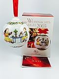 hutschenreuther schneekugel 2003 Motiv: Nußknacker. Hutschenreuther Porzellan Weihnachtskugel 2003 in der Originalverpackung NEU 1.Wahl