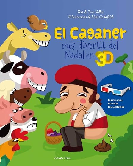 El caganer més divertit del Nadal en 3D: Inclou unes ulleres