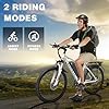 26" Electric Bike for Adults, 7 Speed Electric Bicycle with 36V 8Ah Removable Li-Ion Battery, Mountain Bike with High-Speed Brushless Motor, City Commuting eBike with Smart LCD, Dual Disc Brakes #4