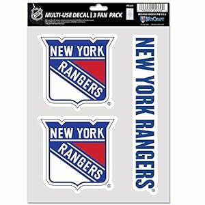 Wincraft New York Rangers Aufkleber-Set (3 STK.)