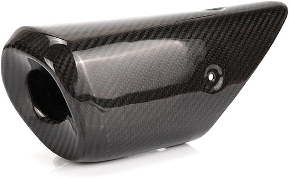 EbbeLS オートバイアクセサリーカーボンファイバーマフラー排気管カバーヒートシールドヤマハと互換性MT07 FZ07 MT-07