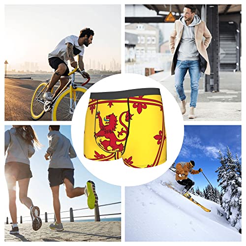 national emblem of Palestine Mens Boxer Briefs Underwear Breathable Stretch Boxer Trunk with Pouch for Men, Youth 7