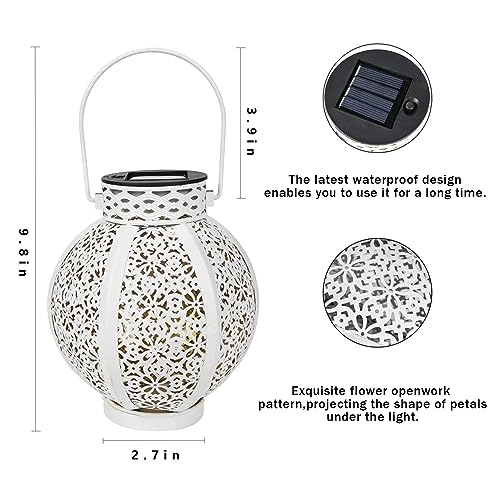 Shichao Solar Outdoor Lanterns, Can Be Used For Decoration In Gardens, Windowsills, Porches, Corridors And Other Places, Can Also Be Used As Gifts For Family And Friends, 2-Pack #TOP1