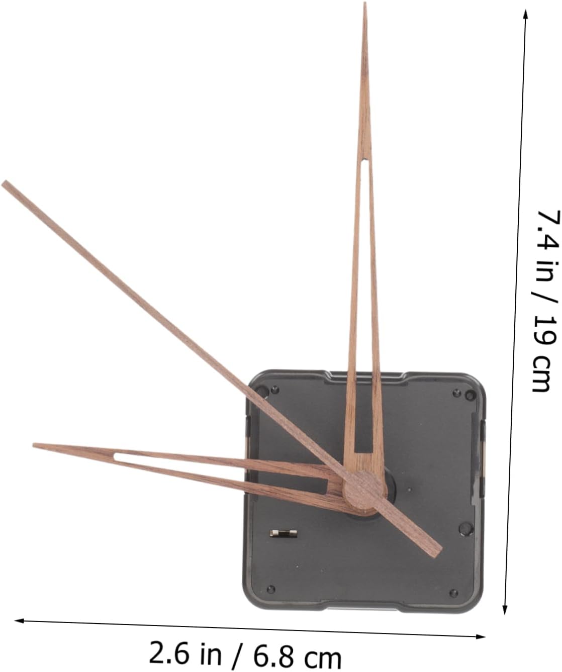 2sets High Torque Quartz Clock Movement Mechanism Clock Hands for Repair Silent Material Easy Installation