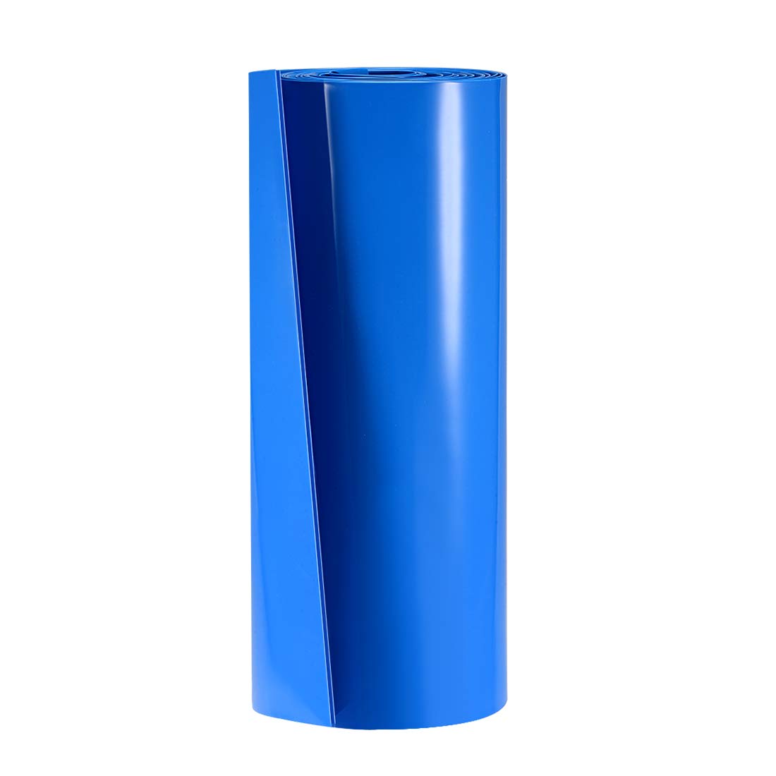 uxcell Battery Wrap, 240mm Flat Width 153mm Dia 3 Meters PVC Heat Shrink Tube Wraps for Big Battery Pack Blue