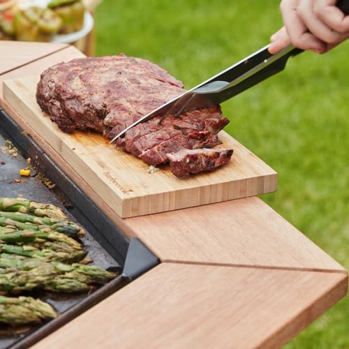 Table d'appoint Barbecook Nestor pour plancha : plan de travail robuste