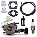 FitBest Carburetor with Gaskets Fuel Line Filter Spark Plug for Stihl BG86 SH56 SH56C SH86 SH86C ZAMA C1M-S261B Leaf Blower Carb