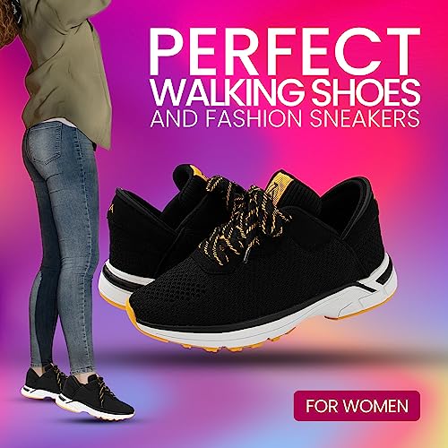 Image of ZEBA Hands Free Slip on Sneakers for Women - Step Up Your Comfort and Style with Perfect Walking Shoes and Fashion Sneakers