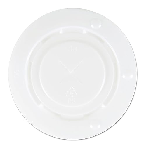 Boardwalk DEERCLIDW Deerfield - Tapas frías para tazas de 12 a 20 onzas, transparentes, de plástico, 50 por paquete, 20 unidades por caja