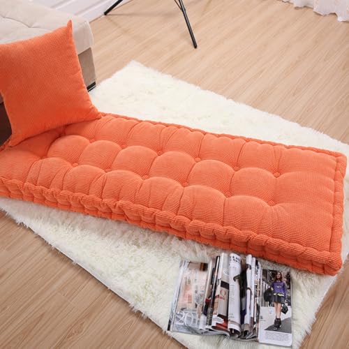 10cm Thick Outdoor Bench Cushion Washable Rectangular Seat Cushion for Garden & Indoor Use Patio Cushion for Benches & Hollywood Swings 50x170cm