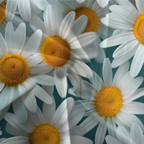 Housse de couette super king en microfibre douce chrysanthème 3D - 7